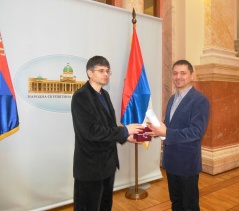 7 February 2014 The Chairman of the Committee on the Diaspora and Serbs in the Region and the Editor-in-Chief of the Serbian Weekly Newspaper from Budapest